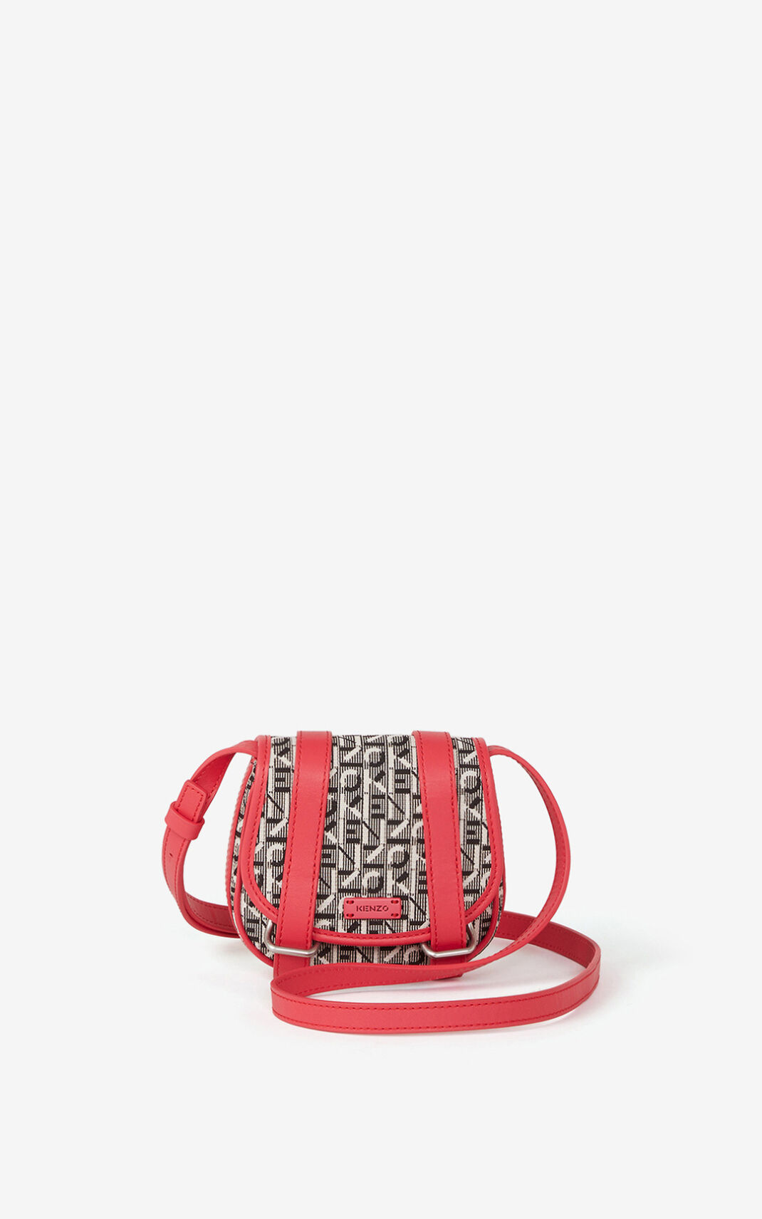 Kenzo Mini Courier jacquard Crossbody Torbe Ženske - Koraljne - Hrvatska USOPBL582